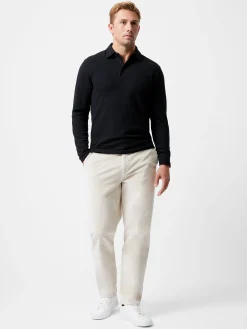 French Connection Knitwear-3 Button Knit Polo Shirt