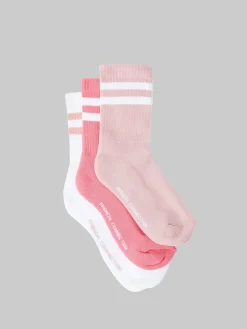 French Connection Underwear & Socks-3 Pack Stripe Crew Socks