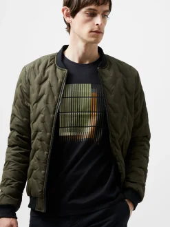 French Connection T-Shirts & Polo Shirts-Abstract Line Organic Graphic T-Shirt