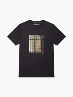 French Connection T-Shirts & Polo Shirts-Abstract Line Organic Graphic T-Shirt