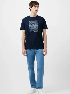 French Connection T-Shirts & Polo Shirts-Abstract Steps Organic Graphic T-Shirt