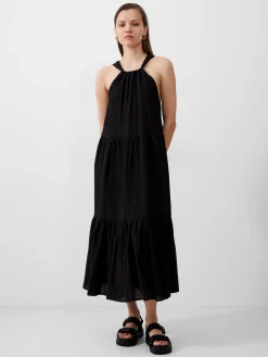 French Connection Maxi Dresses-Aleska Textured Midaxi Dress