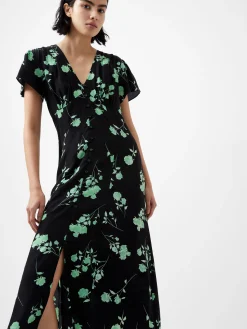 French Connection Dresses|Midi Dresses-Alessandra Eco Delphine V-Neck Dress