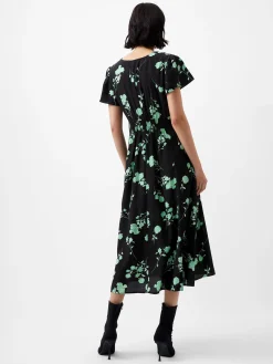 French Connection Dresses|Midi Dresses-Alessandra Eco Delphine V-Neck Dress