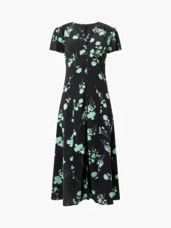 French Connection Dresses|Midi Dresses-Alessandra Eco Delphine V-Neck Dress