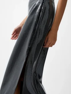 Women French Connection Skirts & Shorts|Co-Ords-Amy Sequin Midi Skirt