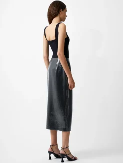 Women French Connection Skirts & Shorts|Co-Ords-Amy Sequin Midi Skirt
