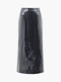 Women French Connection Skirts & Shorts|Co-Ords-Amy Sequin Midi Skirt
