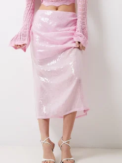 French Connection Co-Ords-Anisha Sequin Skirt