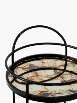 French Connection Home Accessories|Barware-Antique Mirrored Drinks Trolley