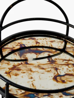 French Connection Home Accessories|Barware-Antique Mirrored Drinks Trolley