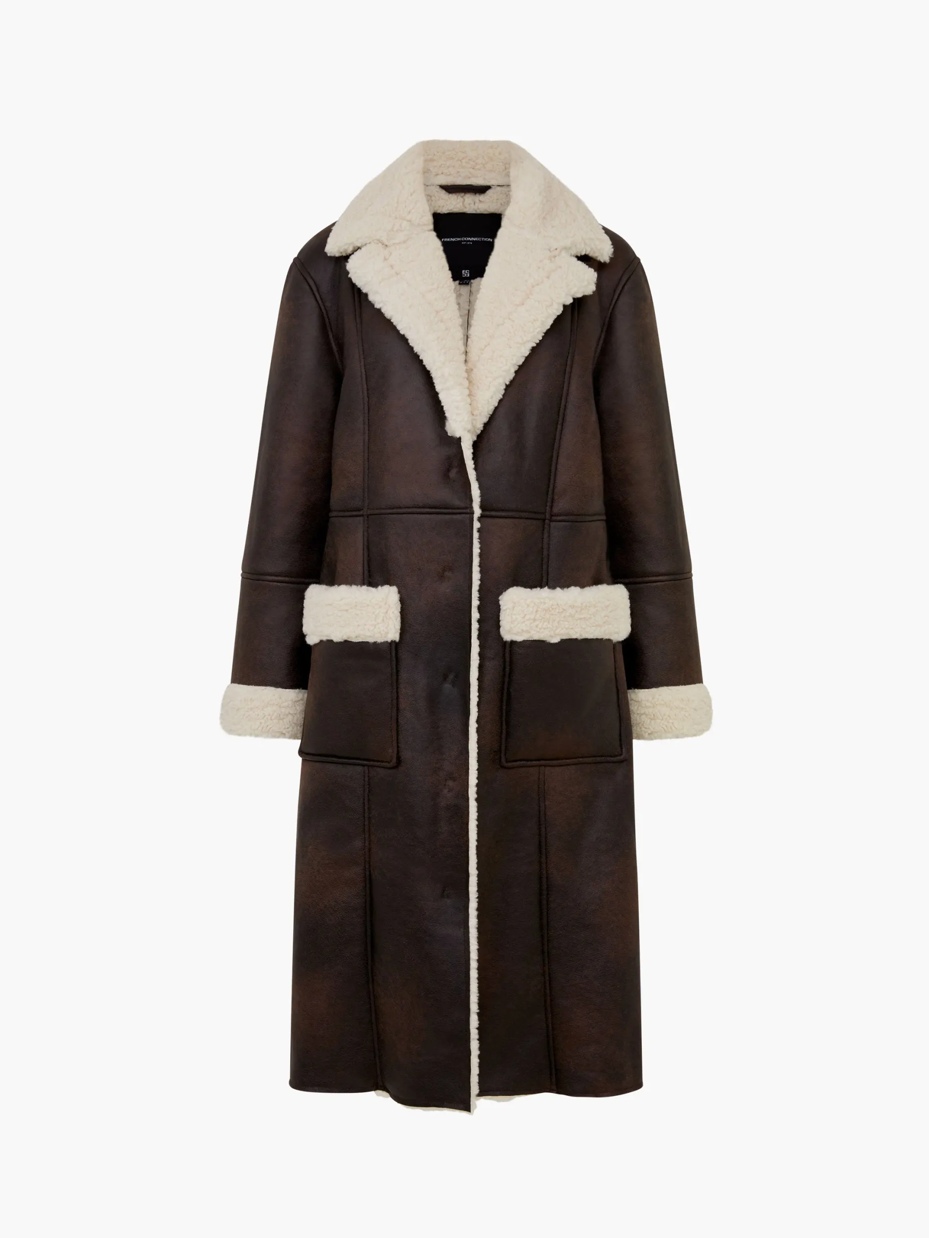 French Connection Coats & Jackets-Arizona Faux Shearling Coat