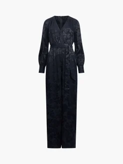 French Connection Jumpsuits & Playsuits|Jumpsuits-Arya Satin Jacquard Jumpsuit