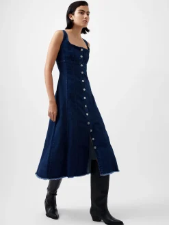 French Connection Dresses|Midi Dresses-Arywode Denim Dress