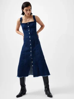 French Connection Dresses|Midi Dresses-Arywode Denim Dress