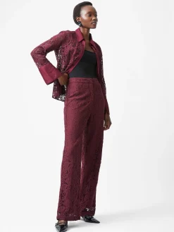 French Connection Trousers|Co-Ords-Asura Lace Flared Trousers