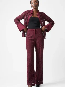 French Connection Trousers|Co-Ords-Asura Lace Flared Trousers