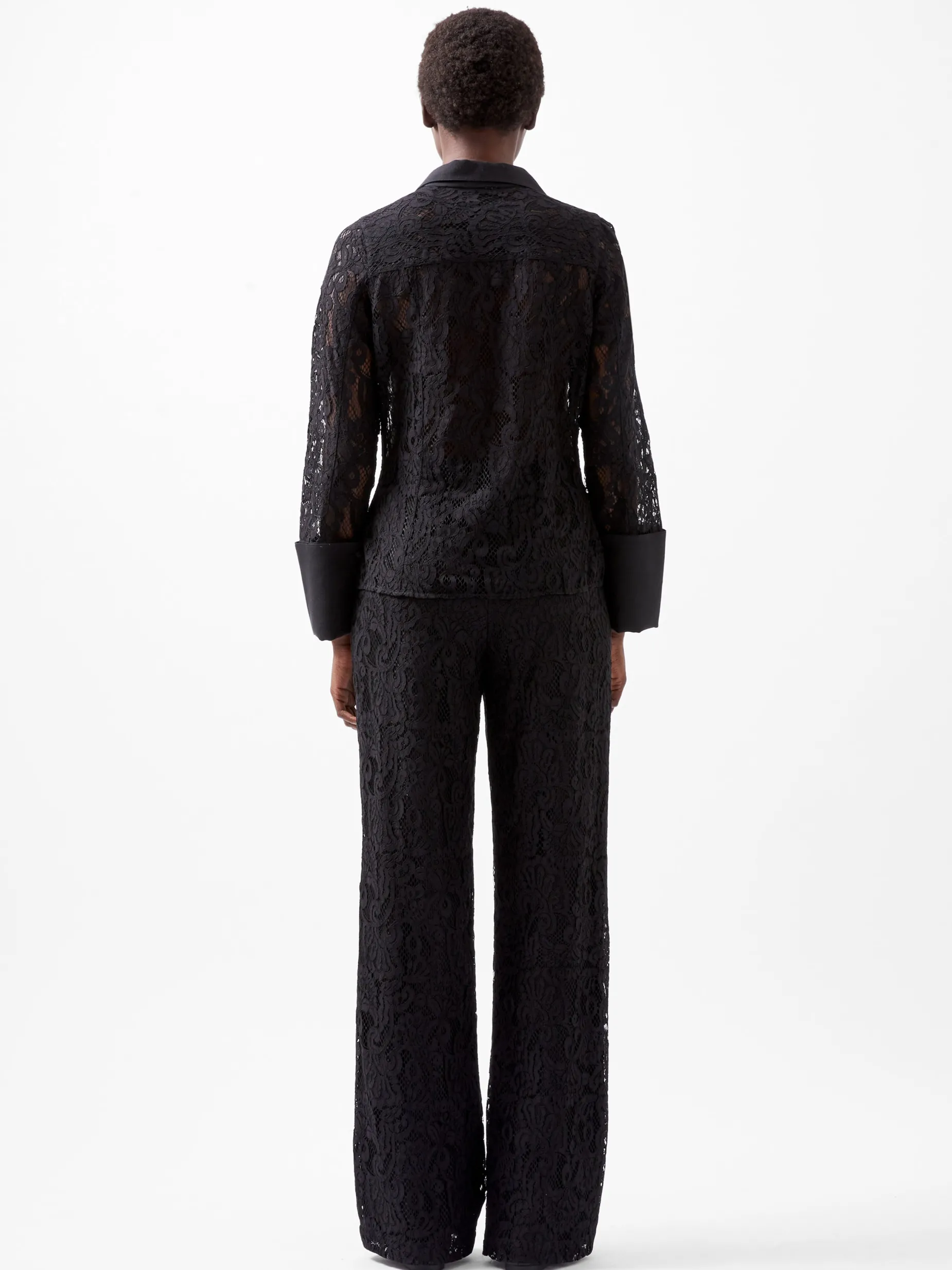 French Connection Tops|Shirts-Asura Lace Long Sleeve Shirt