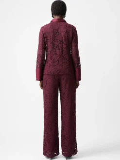 French Connection Tops|Shirts-Asura Lace Long Sleeve Shirt