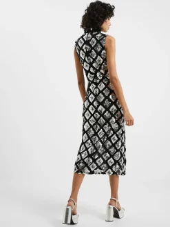 French Connection Sequin Dresses|Sequin Dresses-Axel Embellished Midi Dress