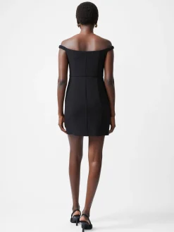 French Connection Dresses|Mini Dresses-Azra Twill Sweetheart Bardot Mini Dress