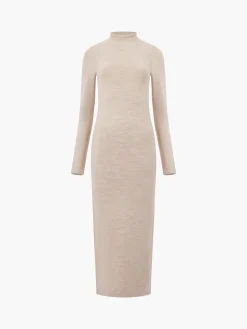 French Connection Maxi Dresses-Babysoft Roll Neck Midi Dress