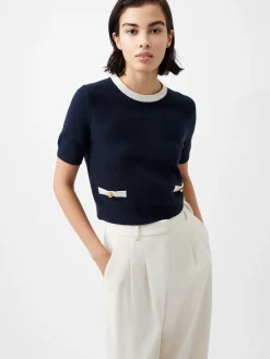 French Connection Jumpers & Cardigans-Babysoft Short Sleeve Top