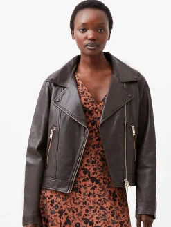 French Connection Coats & Jackets-Becket Leather Military Jacket