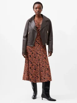 French Connection Coats & Jackets-Becket Leather Military Jacket