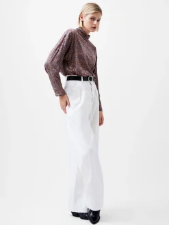 French Connection Tops-Becky Devore Turtle Neck Top