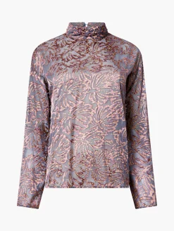 French Connection Tops-Becky Devore Turtle Neck Top