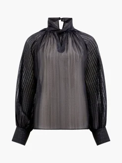 French Connection Tops|Jeans & A Nice Top-Beth Lurex Keyhole Top