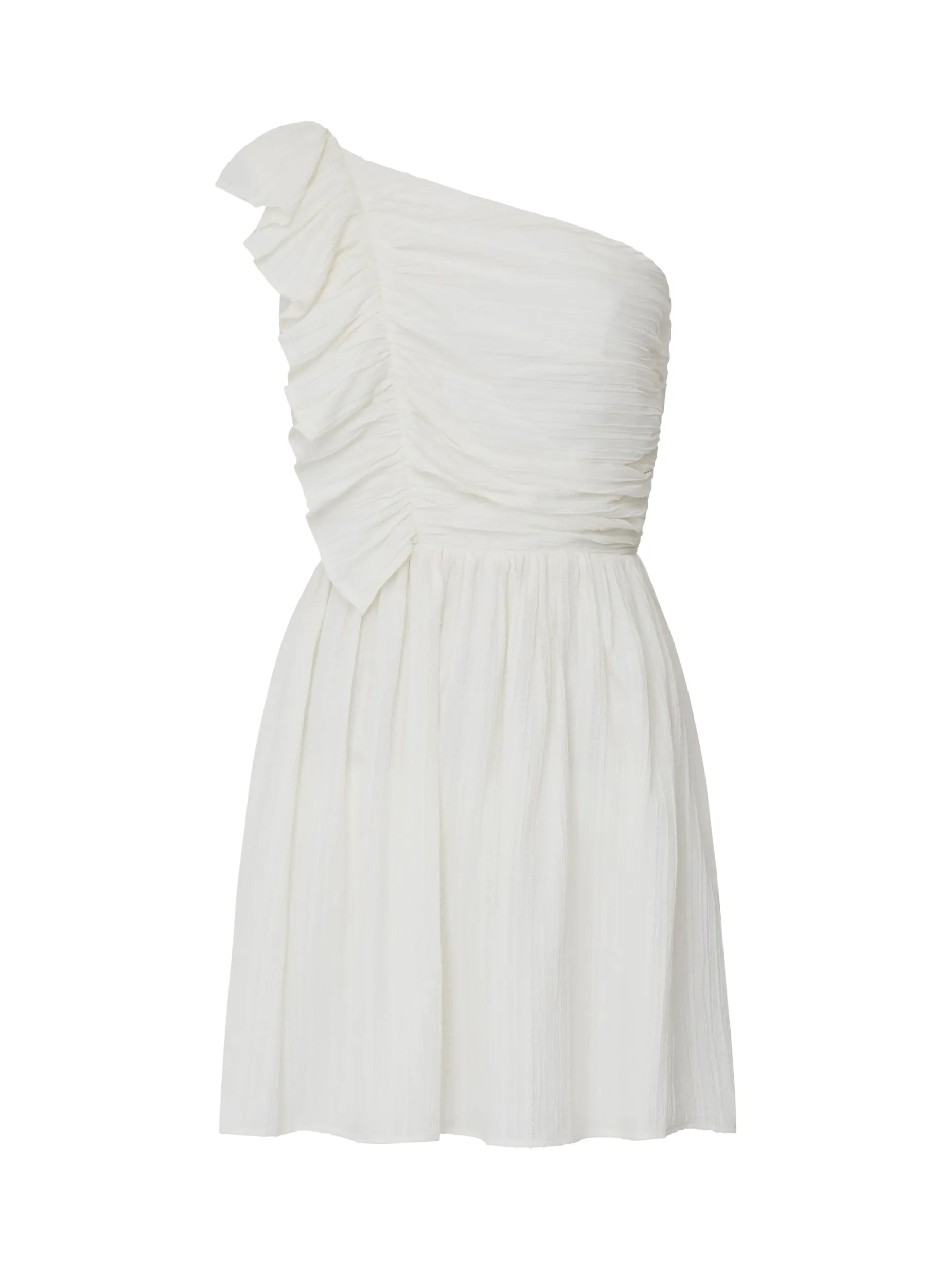 French Connection Party Dresses-Bonny Pleated Ruffle Mini Dress