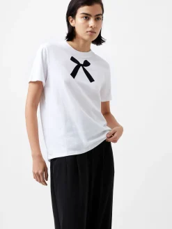 French Connection Tops-Bow Graphic T-Shirt