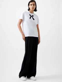 French Connection Tops-Bow Graphic T-Shirt