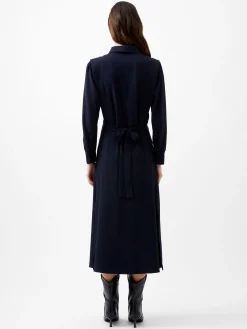 French Connection Dresses|Midi Dresses-Brina Crepe Button Down Maxi Dress