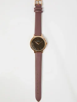 Women French Connection Jewellery|Jewellery-Leather Strap Watch with Dial