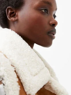 French Connection Coats & Jackets|Jeans & A Nice Top-Camry Suedette Gilet