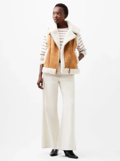 French Connection Coats & Jackets|Jeans & A Nice Top-Camry Suedette Gilet