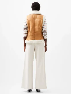 French Connection Coats & Jackets|Jeans & A Nice Top-Camry Suedette Gilet