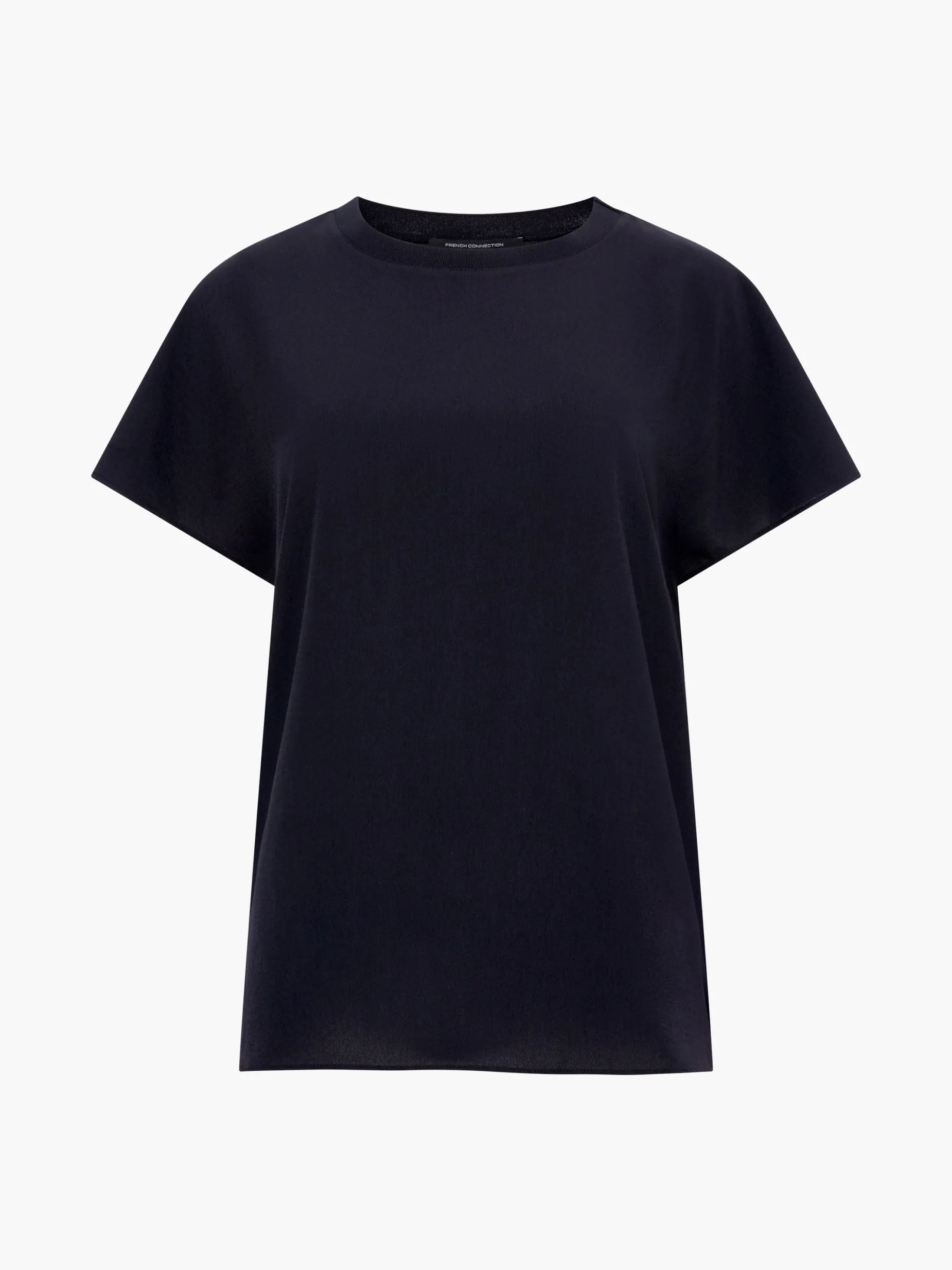 French Connection Tops-Caprina Recycled Crepe Crew Neck Top