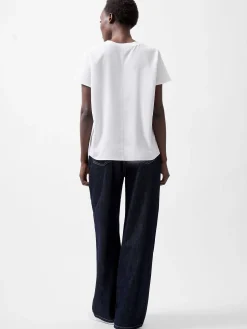French Connection Tops-Caprina Recycled Crepe Crew Neck Top