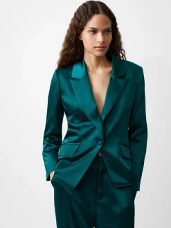 Women French Connection Coats & Jackets|Co-Ords-Carey Satin Blazer