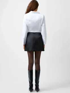 French Connection Skirts & Shorts|Skirts-Carey Satin Embellished Pocket Mini Skirt