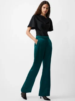 Women French Connection Trousers|Co-Ords-Carey Satin Trousers