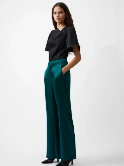 Women French Connection Trousers|Co-Ords-Carey Satin Trousers