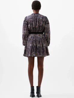 French Connection Dresses|Mini Dresses-Carissa Lurex Jacquard Sequin Mini Dress