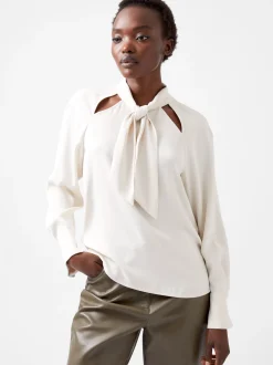 French Connection Tops|Jeans & A Nice Top-Carmen Recycled Crepe Tie Blouse