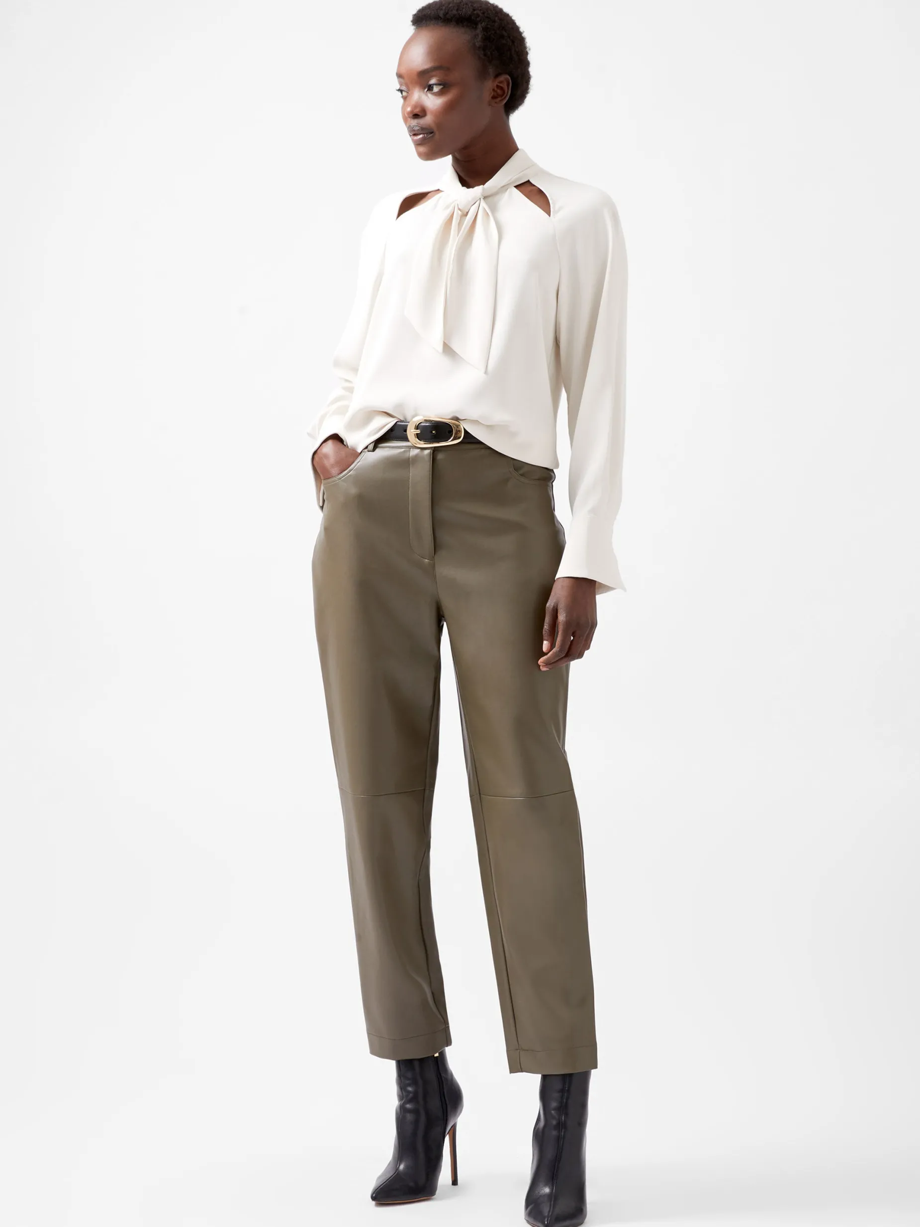 French Connection Tops|Jeans & A Nice Top-Carmen Recycled Crepe Tie Blouse