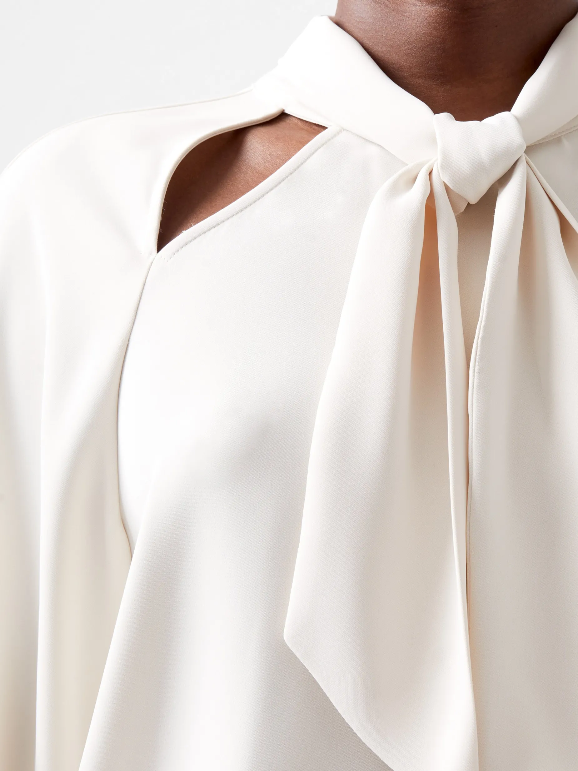 French Connection Tops|Jeans & A Nice Top-Carmen Recycled Crepe Tie Blouse